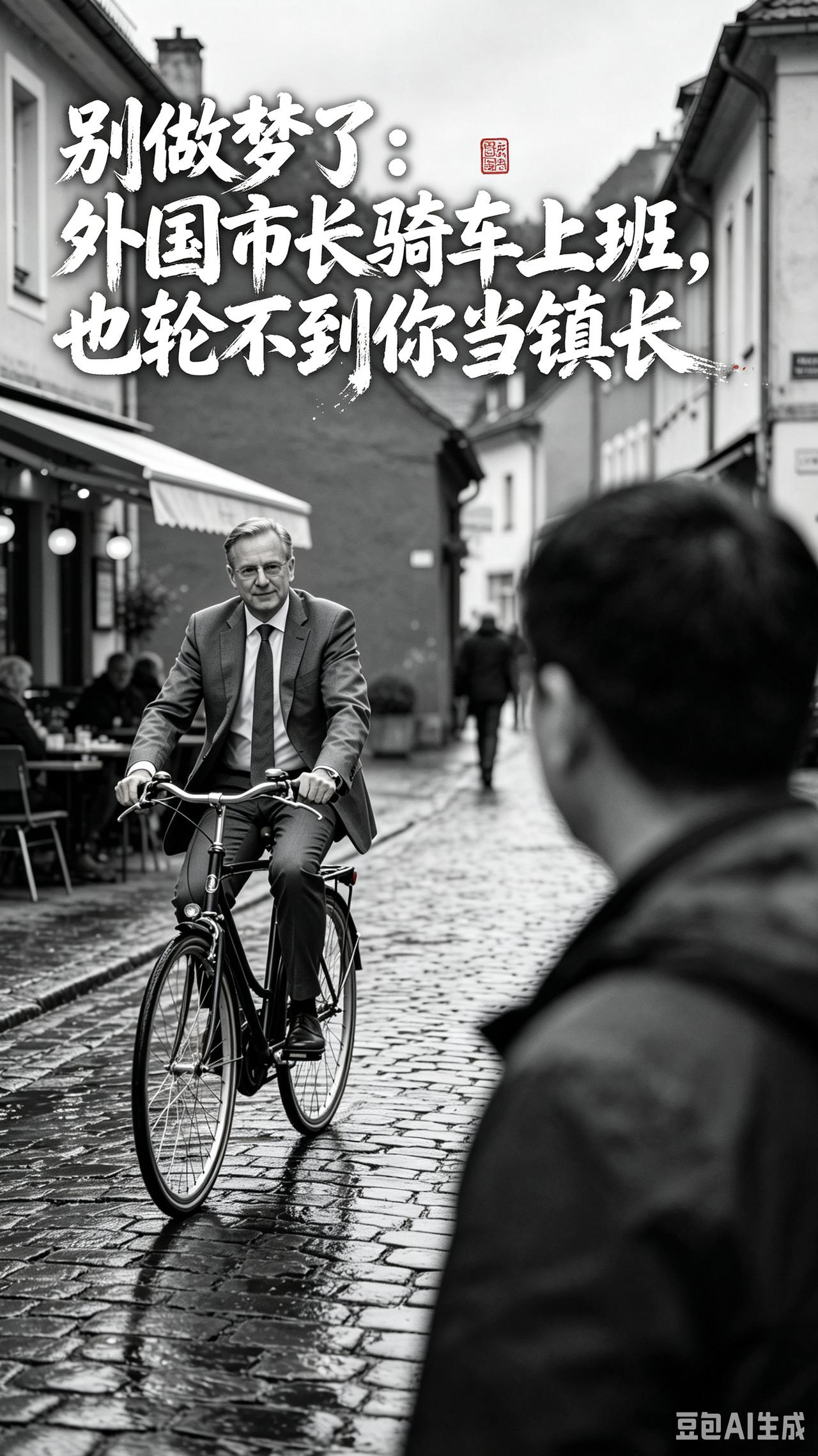 别做梦了：外国市长骑车上班，也轮不到你当镇长

很多人常说起在北欧或国外的见闻，