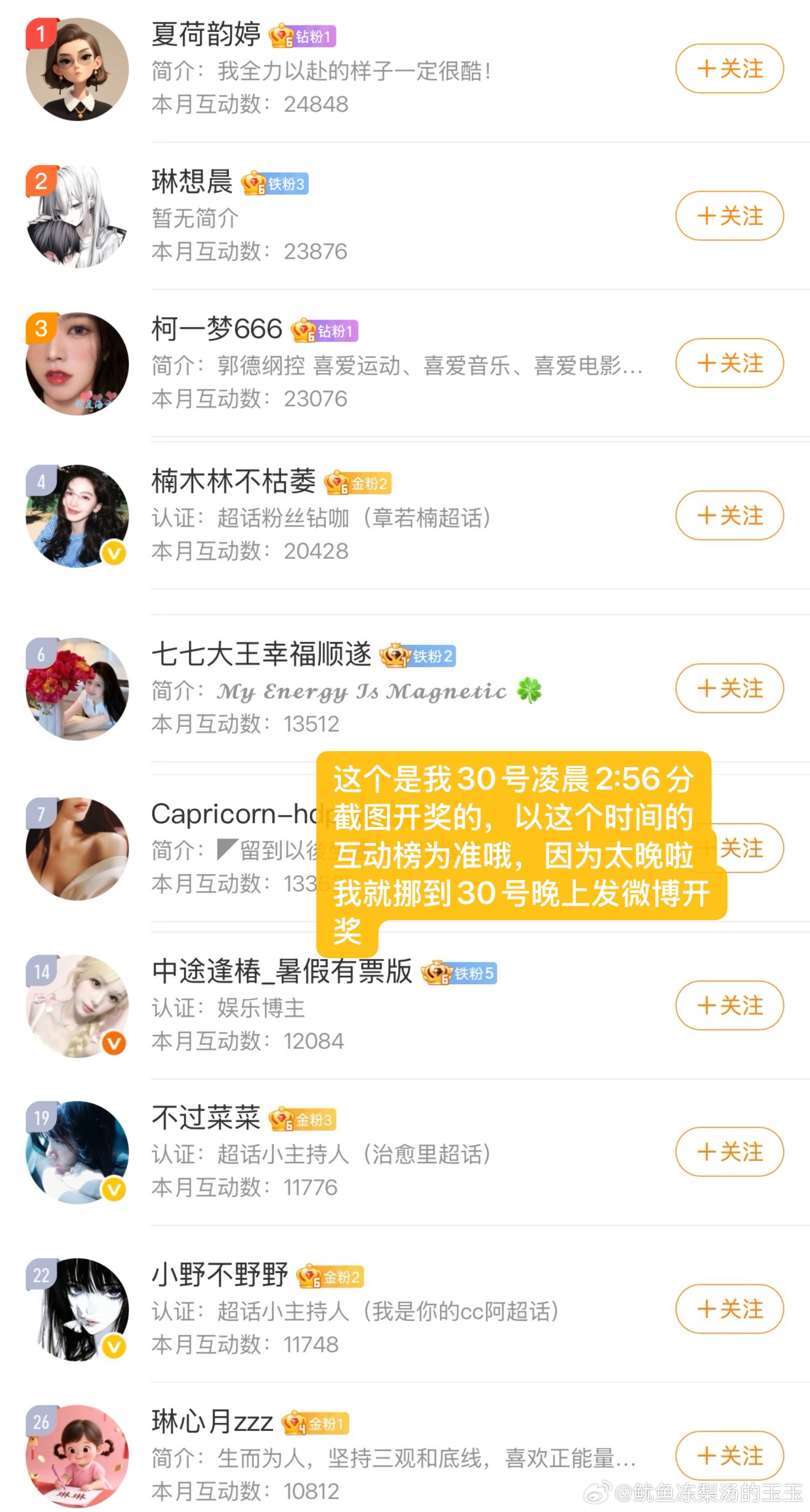 互动榜这10个宝贝平分1000元！！图二的宝贝送我准备的神秘礼物我每个月开奖都很