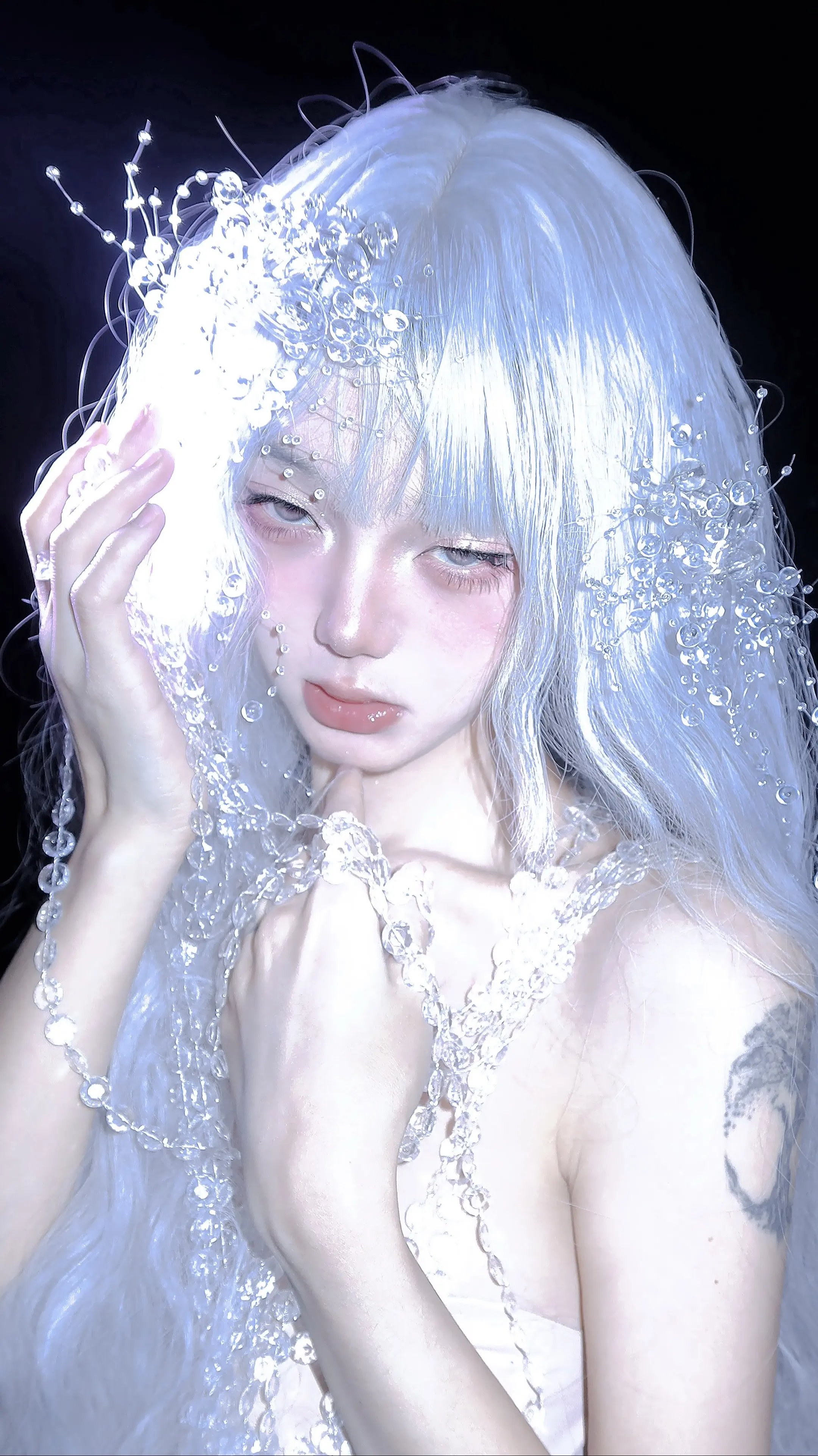 珠落。