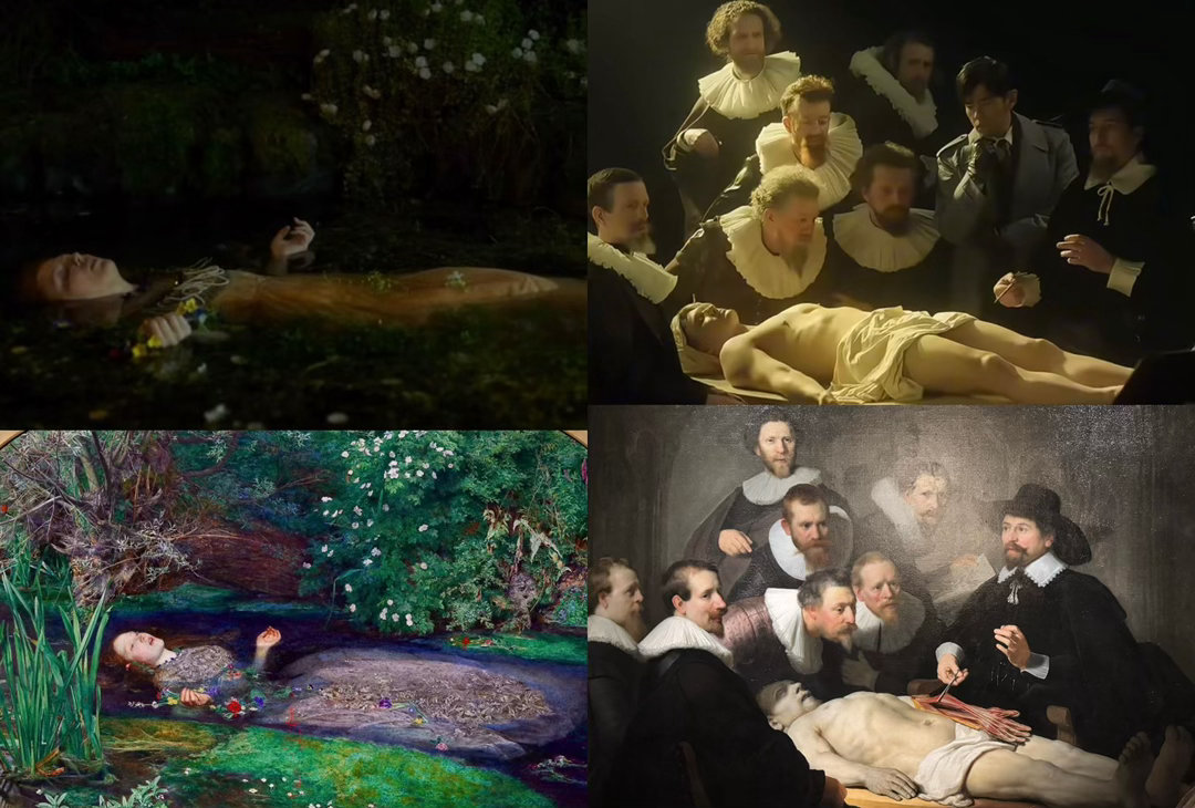 周杰伦周杰伦斥资一亿手搓vsAI续作太阳之子世界名画大杂烩 一亿的手搓和网友的A