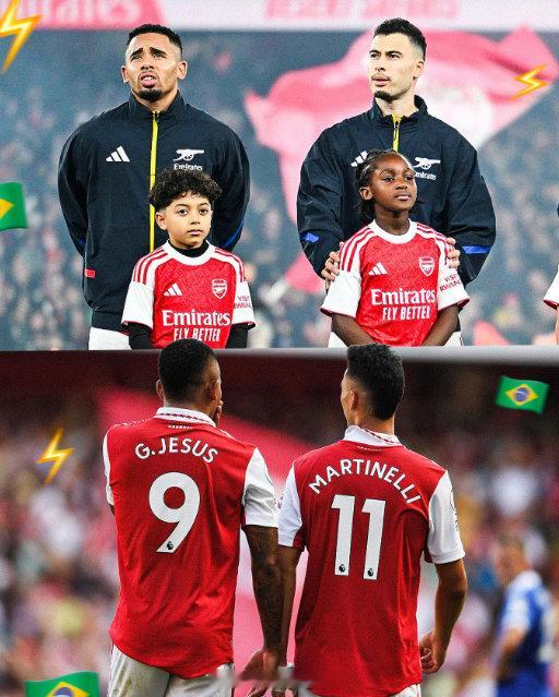 马丁内利和热苏斯在球场上如此默契并非偶然，马丁内利对阵水晶宫的比赛表现让我回想起