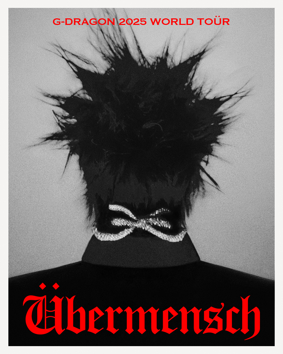 权志龙2025年《Übermensch》世巡预告海报 