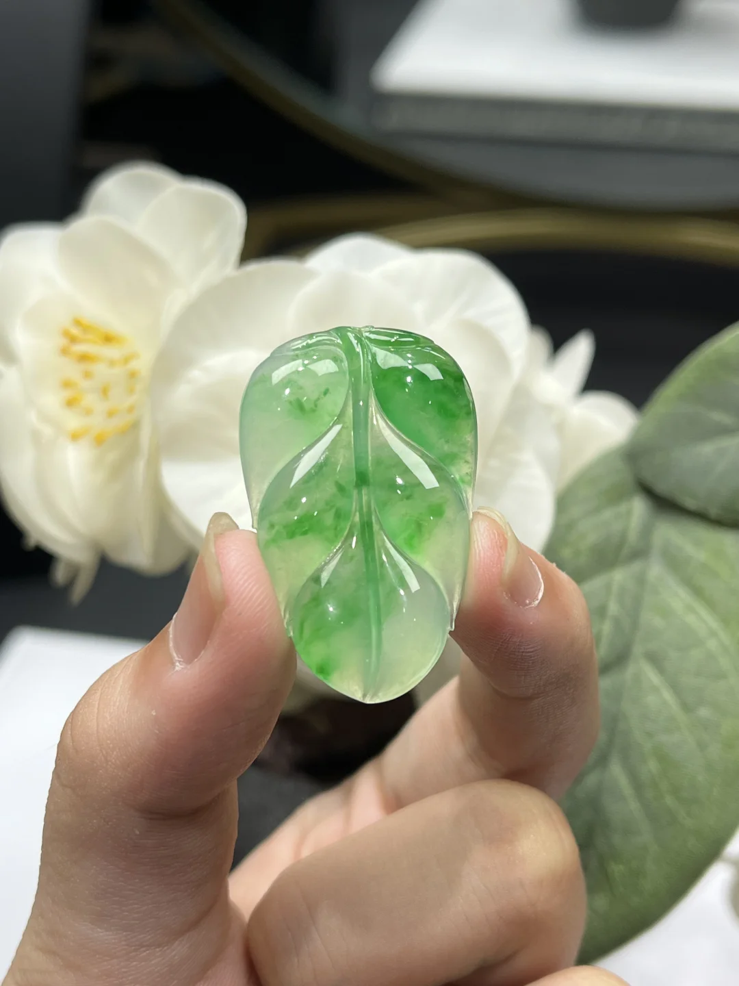 女孩子一定要戴的翡翠叶子🍃