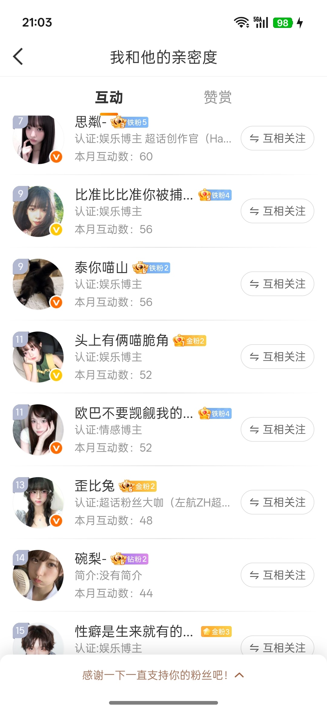 爱你们感恩在我这个月懒得上线的情况下陪我 下个月继续一起玩