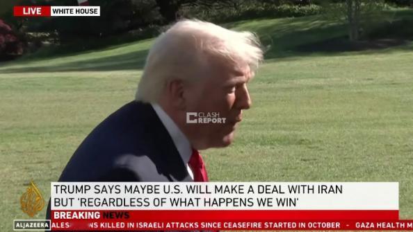 特朗普接受采访时又开始放狠话，他对着镜头直言，如果中国敢向伊朗输送武器，中国肯定