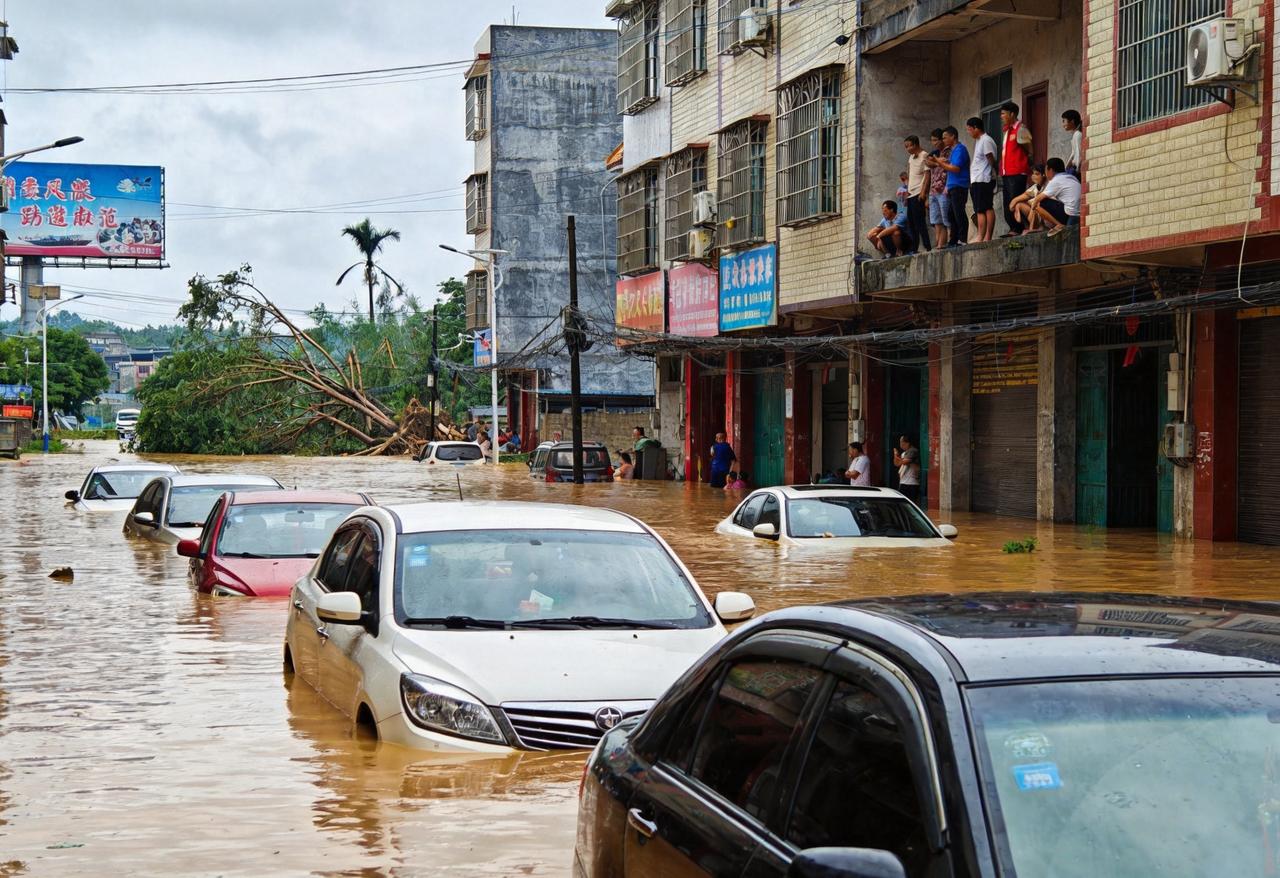 风雨中的守护

近期全国多地接连遭遇强降雨天气，武汉的雨已经连绵下了整整四天。受