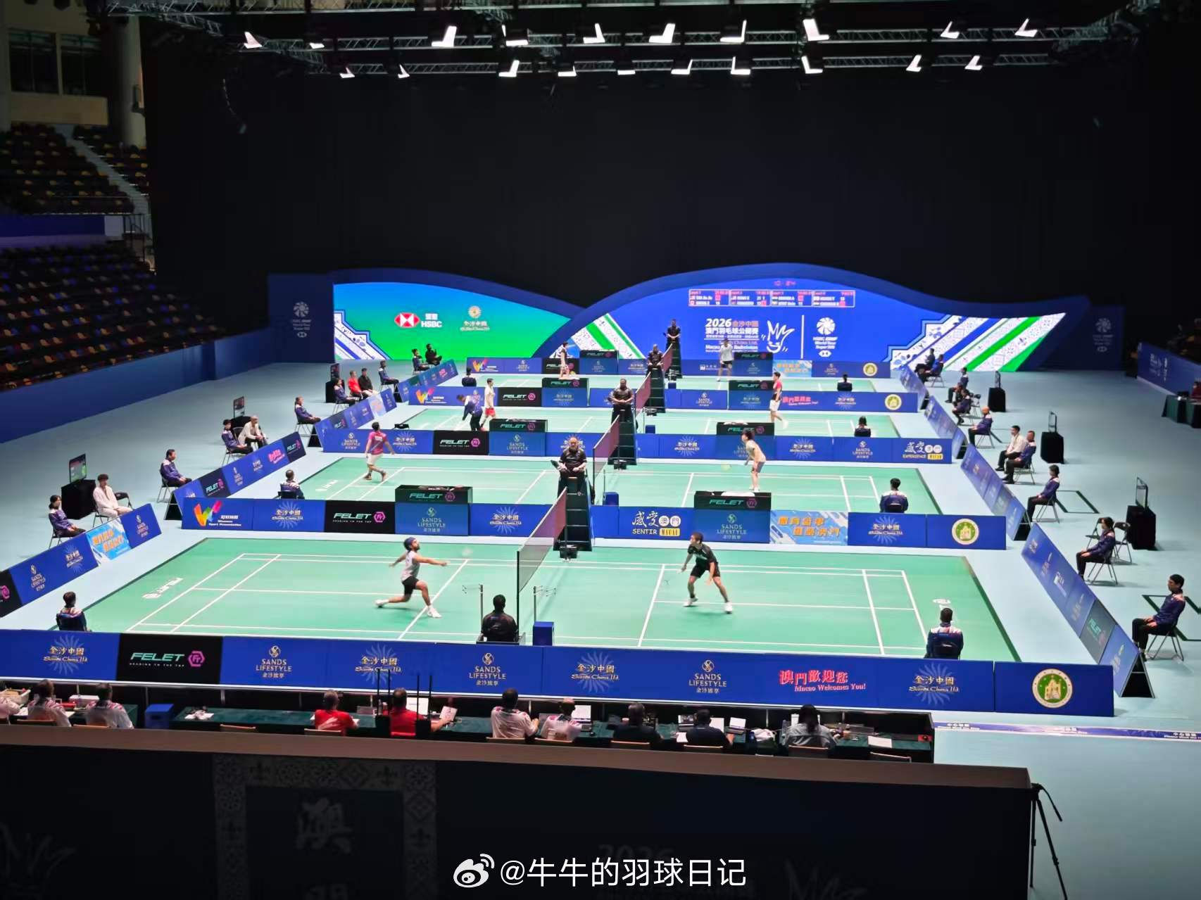2026年中国澳门羽毛球公开赛 1 号场地 12:00混双 1/4 赛 第 1 
