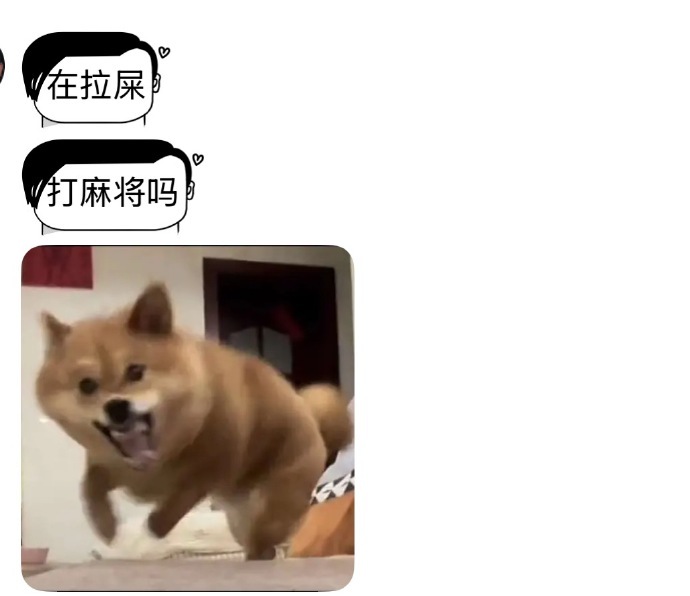我朋友上班带薪拉💩的空闲还要找我打会线上麻将，打到她实在蹲不住了哈哈哈哈哈哈 