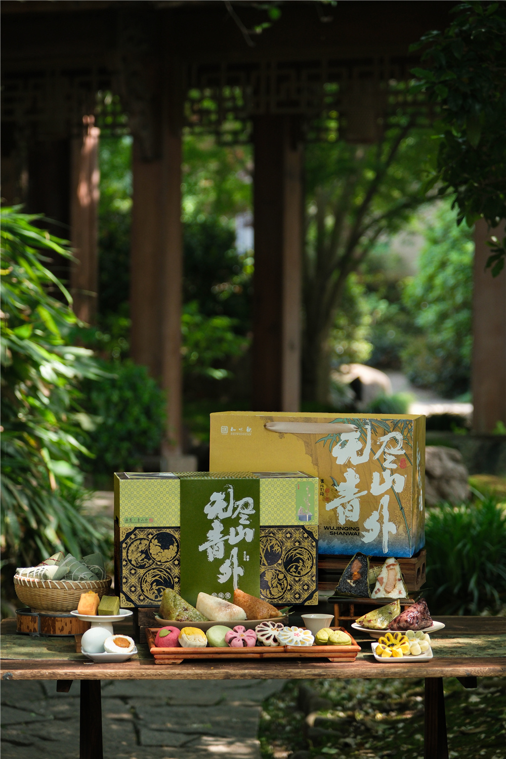 知味观端午美食系列，无尽青山外东方美学美食知味观×黄陵野鹤 端午系列端午节设计美