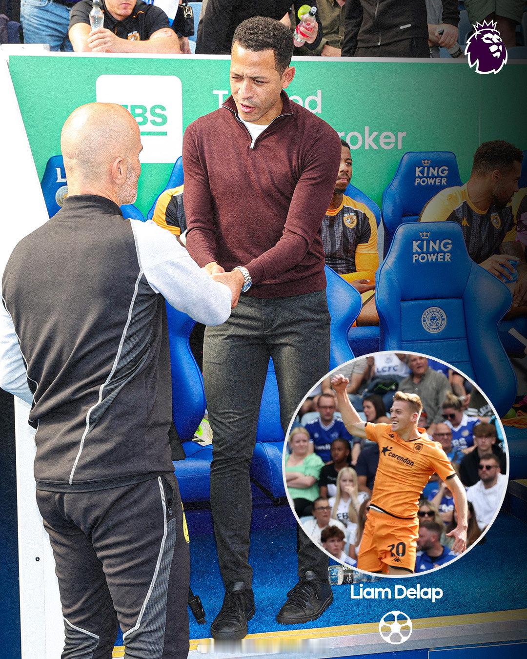 【满满的切尔西元素】2023年9月2日，英冠联赛第5轮，马雷斯卡执教的莱斯特城，