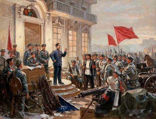 南昌起义（八一南昌起义）
 
1927年8月1日，在周恩来为书记的中共前敌委员会