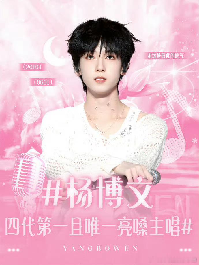 TF四代王橹杰 杨博文 陈浚铭 张函瑞四家主唱词条！你觉得谁是你心目中的四代第一