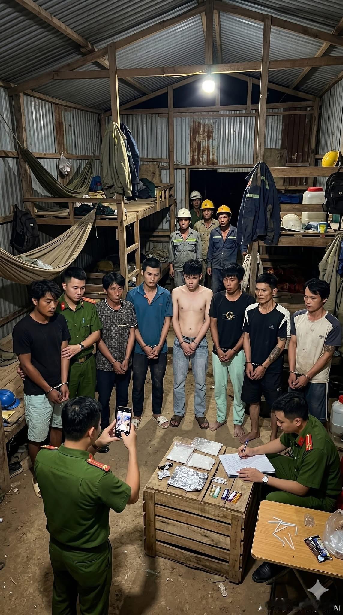 发放薪资本该结算现金，越南兴安省一名包工头却铤而走险，用毒品抵扣工人工资，荒唐违