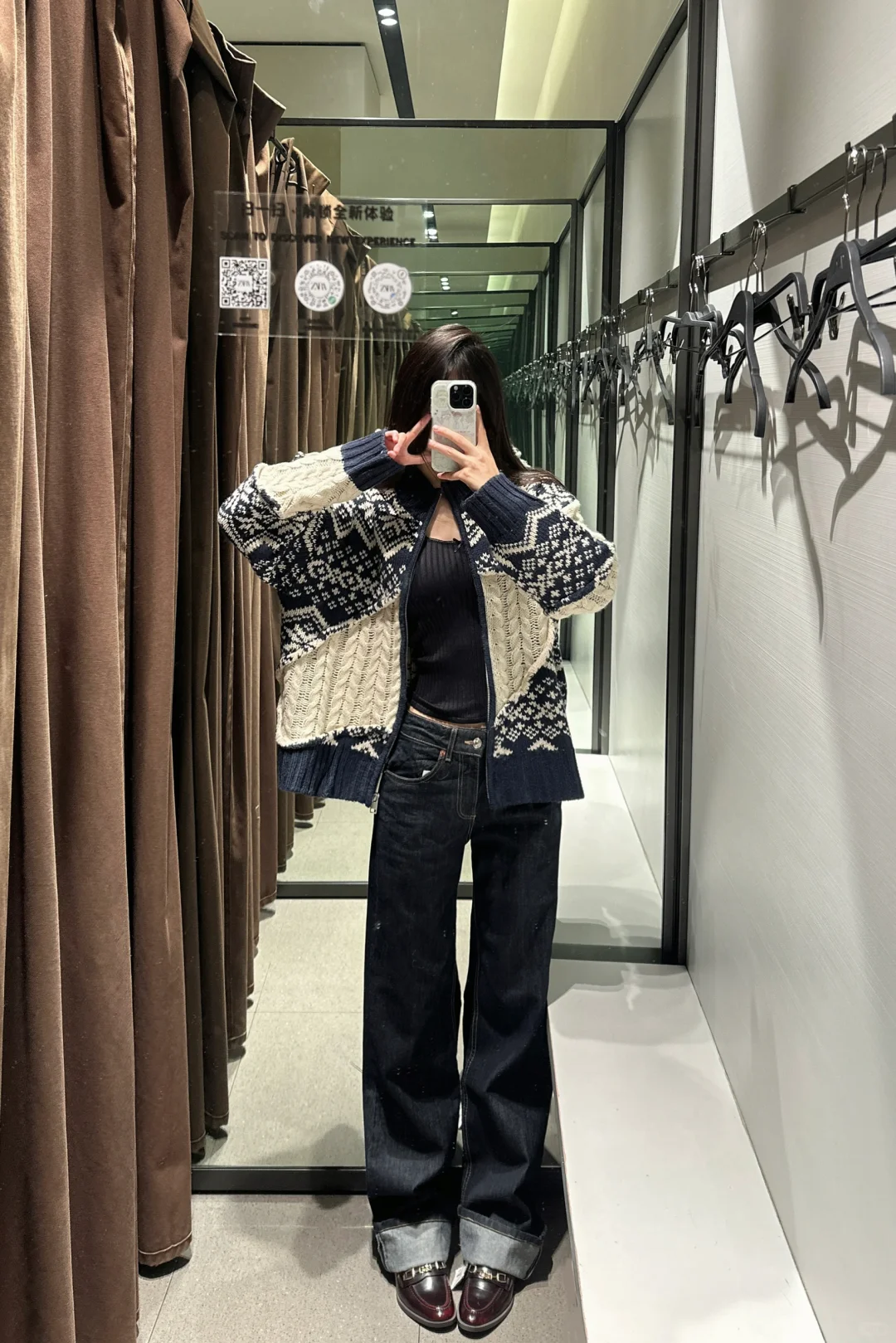 妈啊…zara菲尔岛毛衣太绝了！！