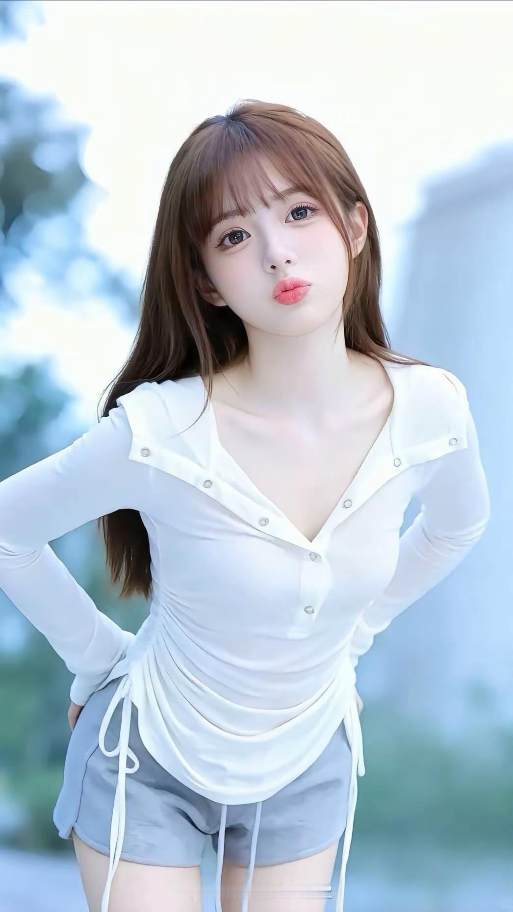 不会说，或者说咋说都是很苍白的，
还是看看这个女孩吧，是否可称为美女？