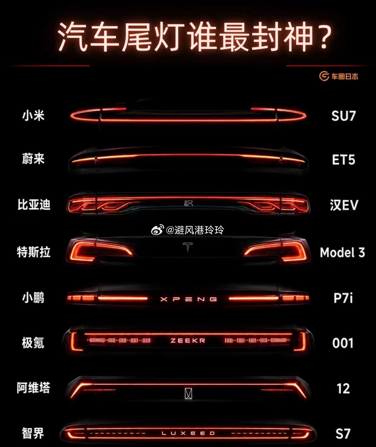 比亚迪这中国结系列尾灯，真的是把心思花到位了。那一个个中国结造型的尾灯亮起，既独