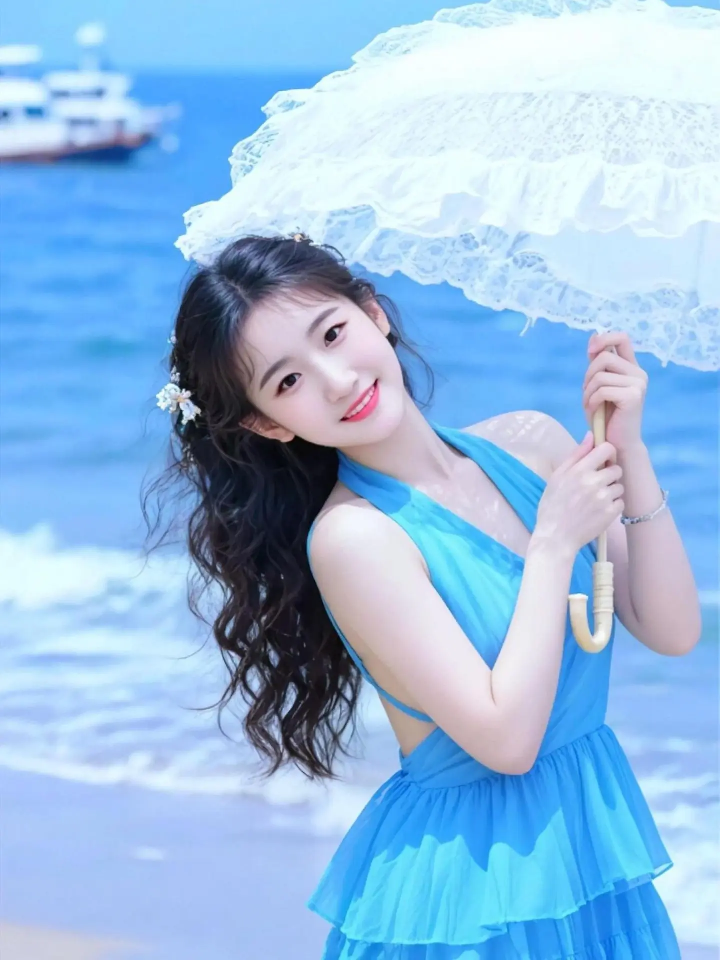 AI海畔清新写真 随变ai随便玩