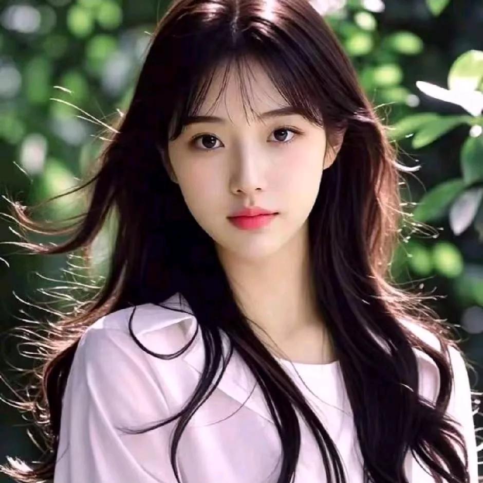 清新自然，阳光下的少女美少女感笑容 自然清新美少女 少女的笑容 阳光白裙少女 阳