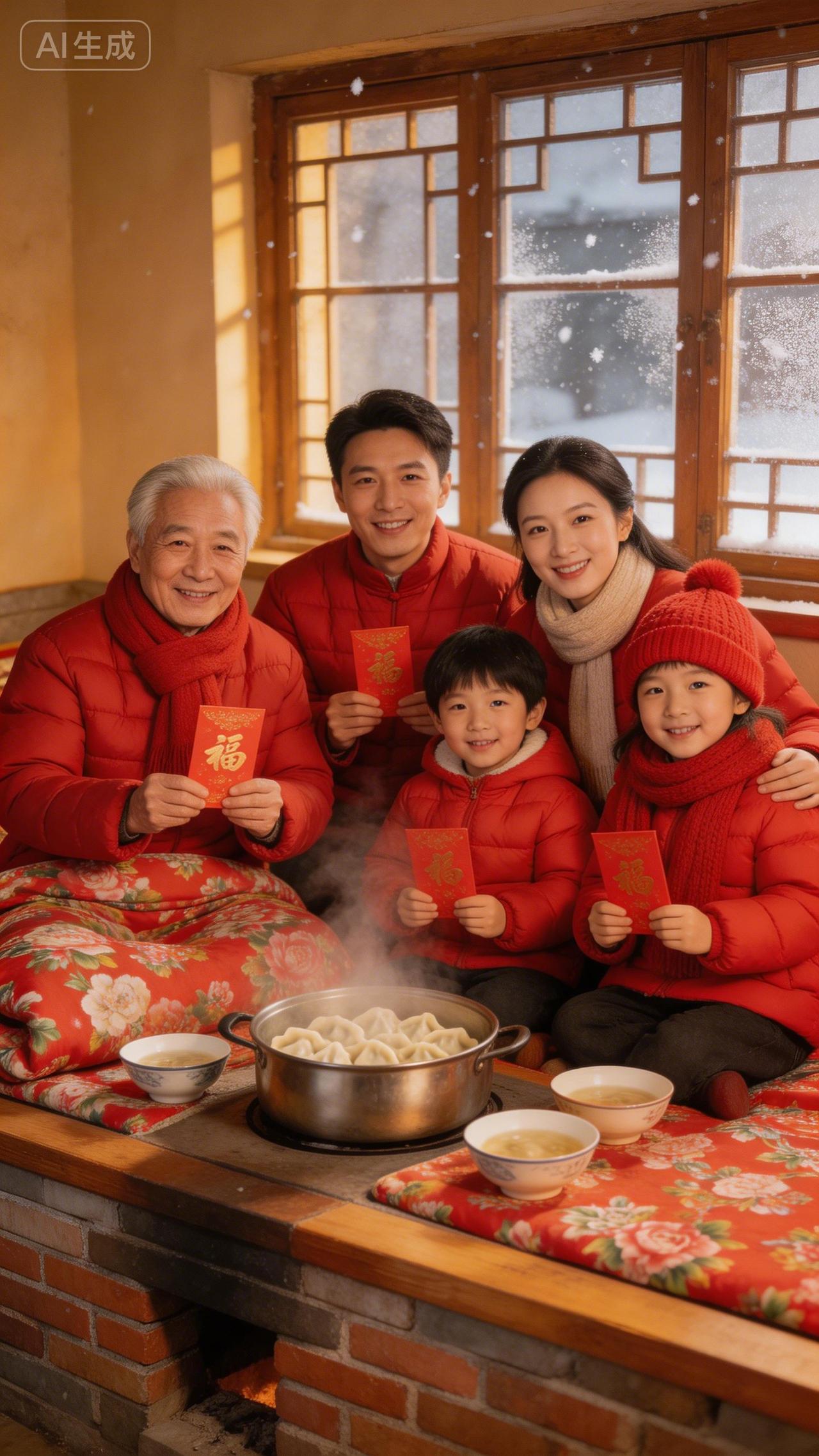 最浓的年味，从来不是山珍海味，而是一句跨越千里的我回来了。
 
有人裹着厚重大衣