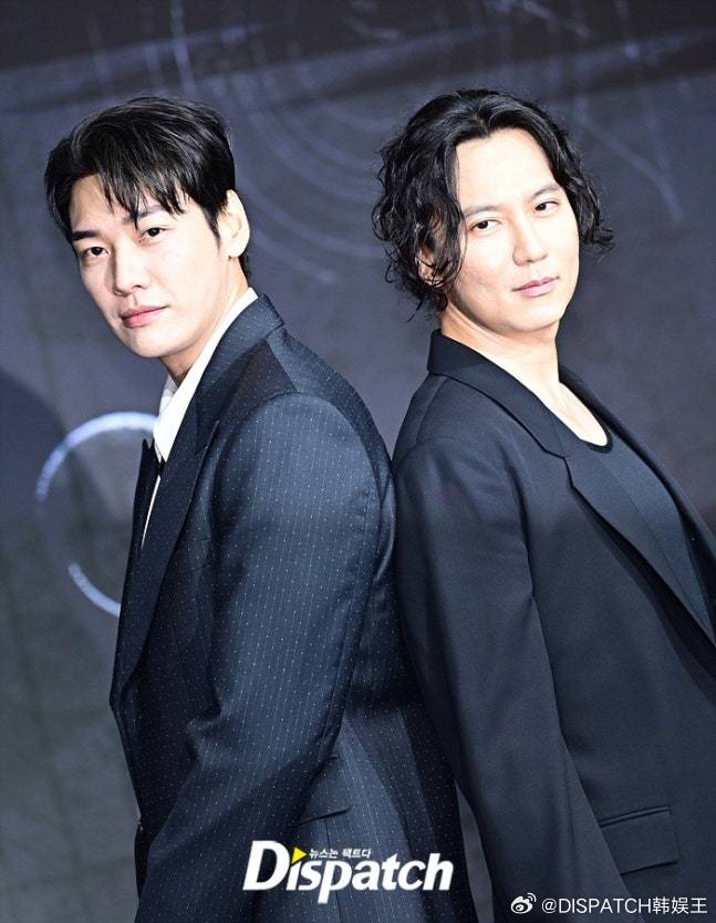 Netflix新作枪口彼端 举行制作发布会，主演金南佶[超话]金英光[超话] 出