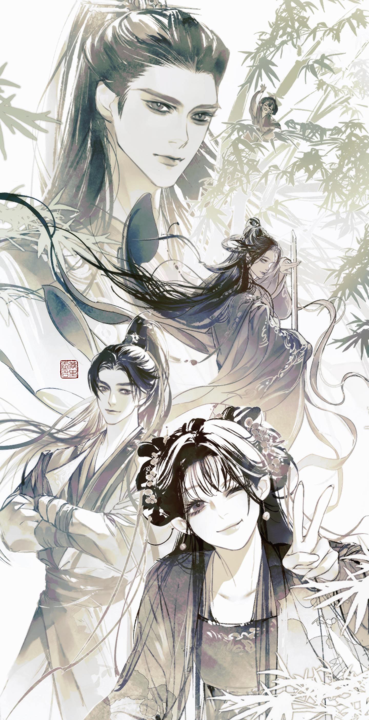 竹林四侠！永远喜欢群像TvT。逃不掉的
