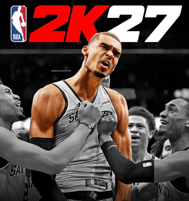 NBA总决赛马刺vs尼克斯NBA总决赛明日开打 文班亚马成为2K27游戏封面，这