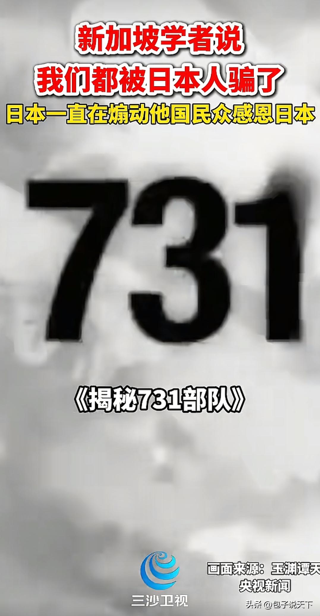 都说东南亚容易被日本的糖衣炮弹蒙住眼，这不新加坡出了个明白人学者，一句话戳穿真相