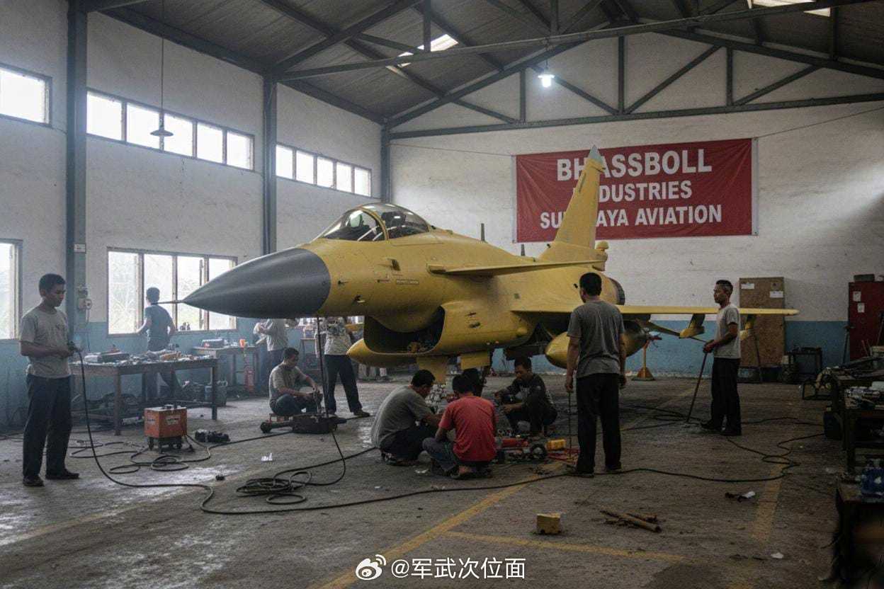 印尼网友都把AI图做出来了，命名J-10BD烽火问鼎计划 ​​​