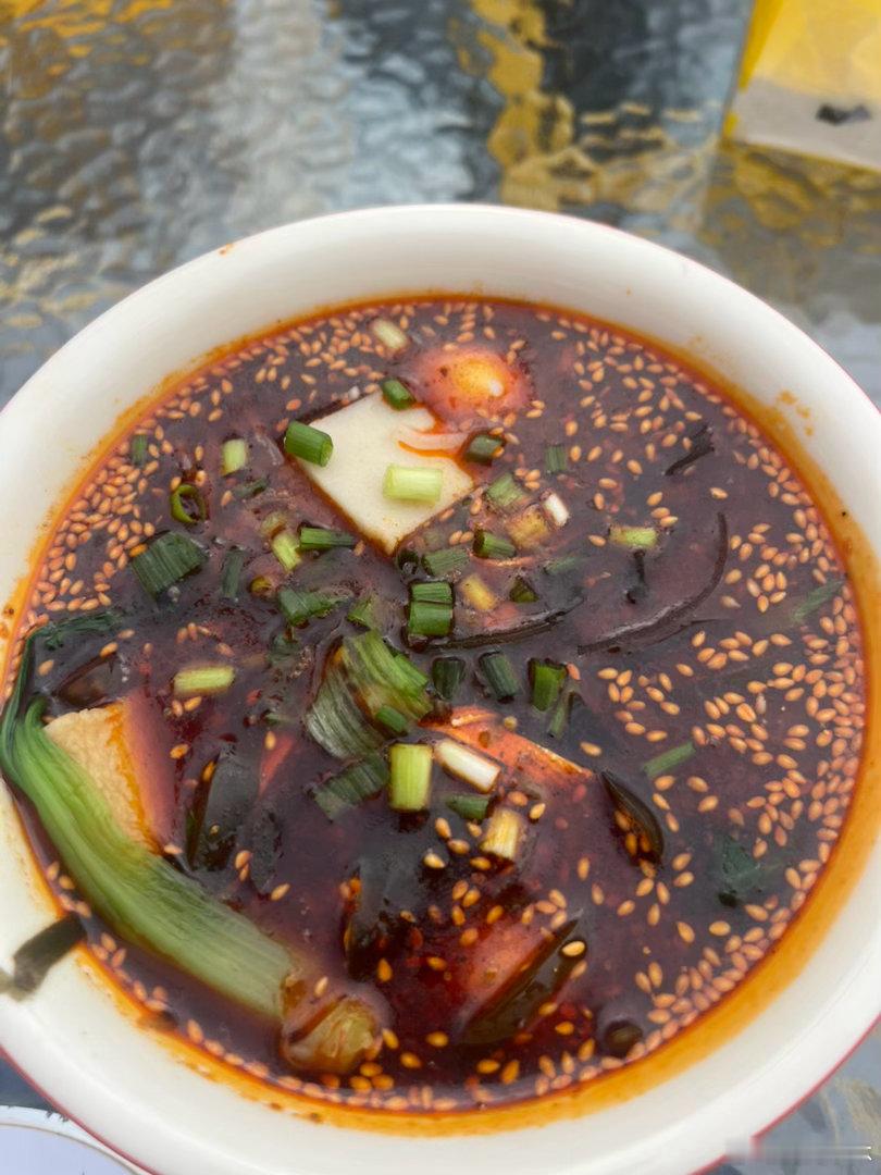 老公不用担心我，我在宝鸡吃的很好很饱​​​