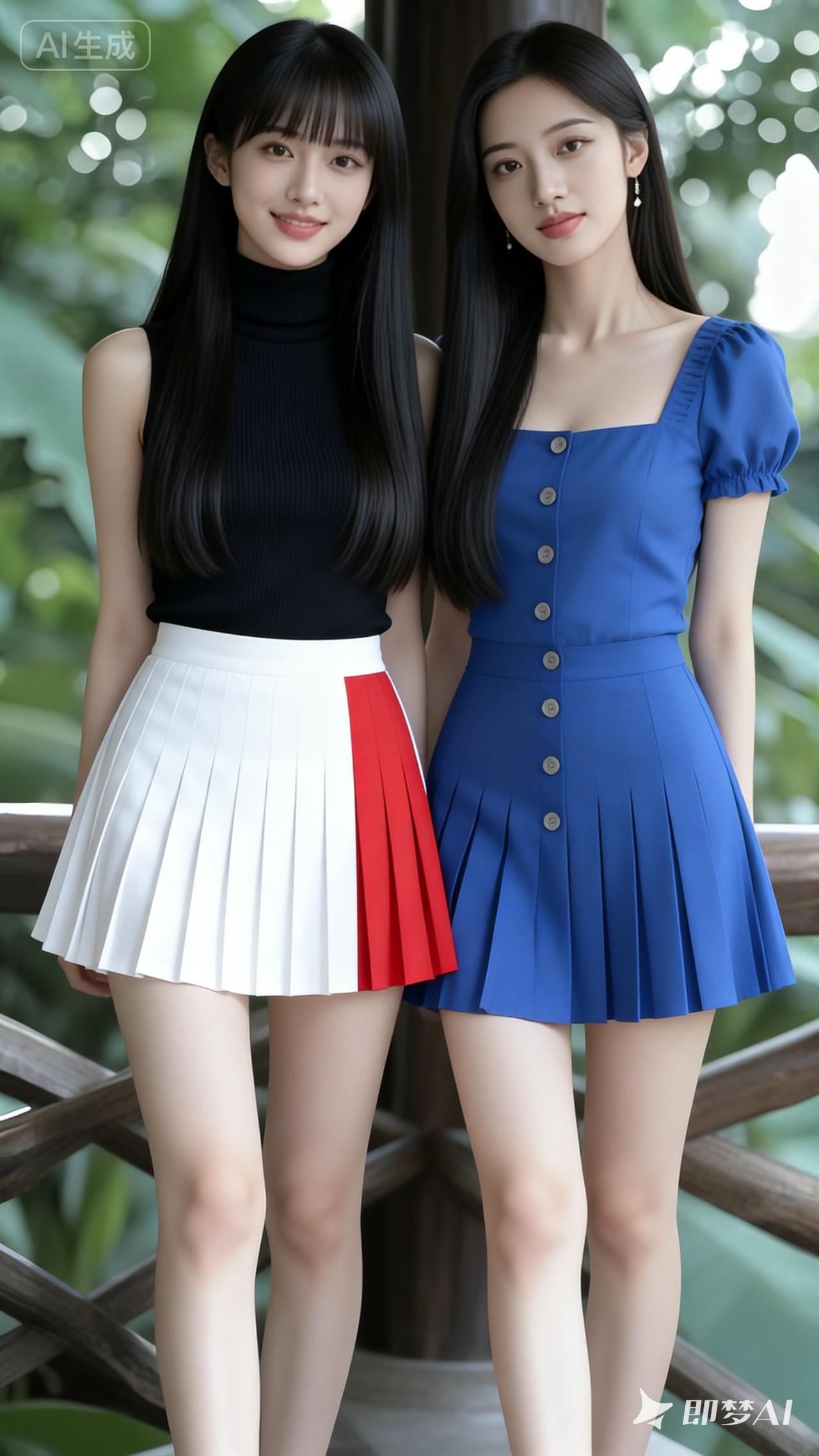 闺蜜穿搭指南：黑白红蓝，谁是你最爱？👯‍♀️👯‍♀️