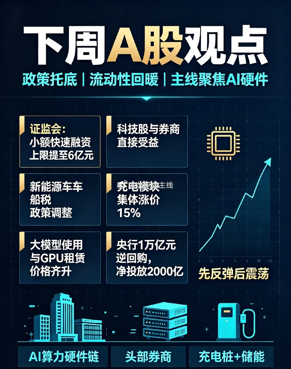 夜深了,证监会大动作,央行万亿拟回购,下周A股观点来了!一、热点解读①证监会征求