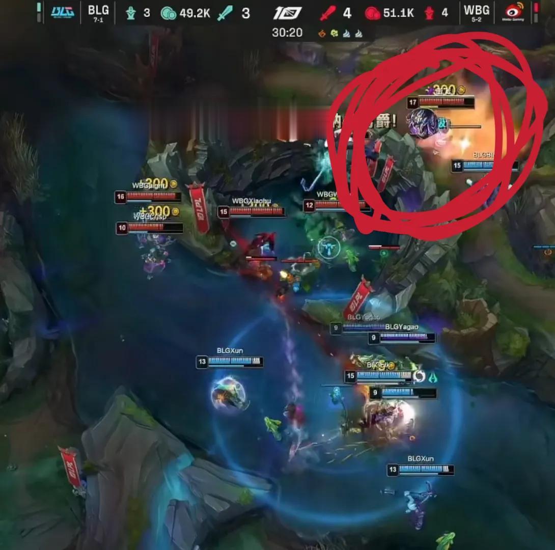 WBG的崩盘要从Theshy凯南点果子说起
下山的神想快一点，点个果子怎么啦？
