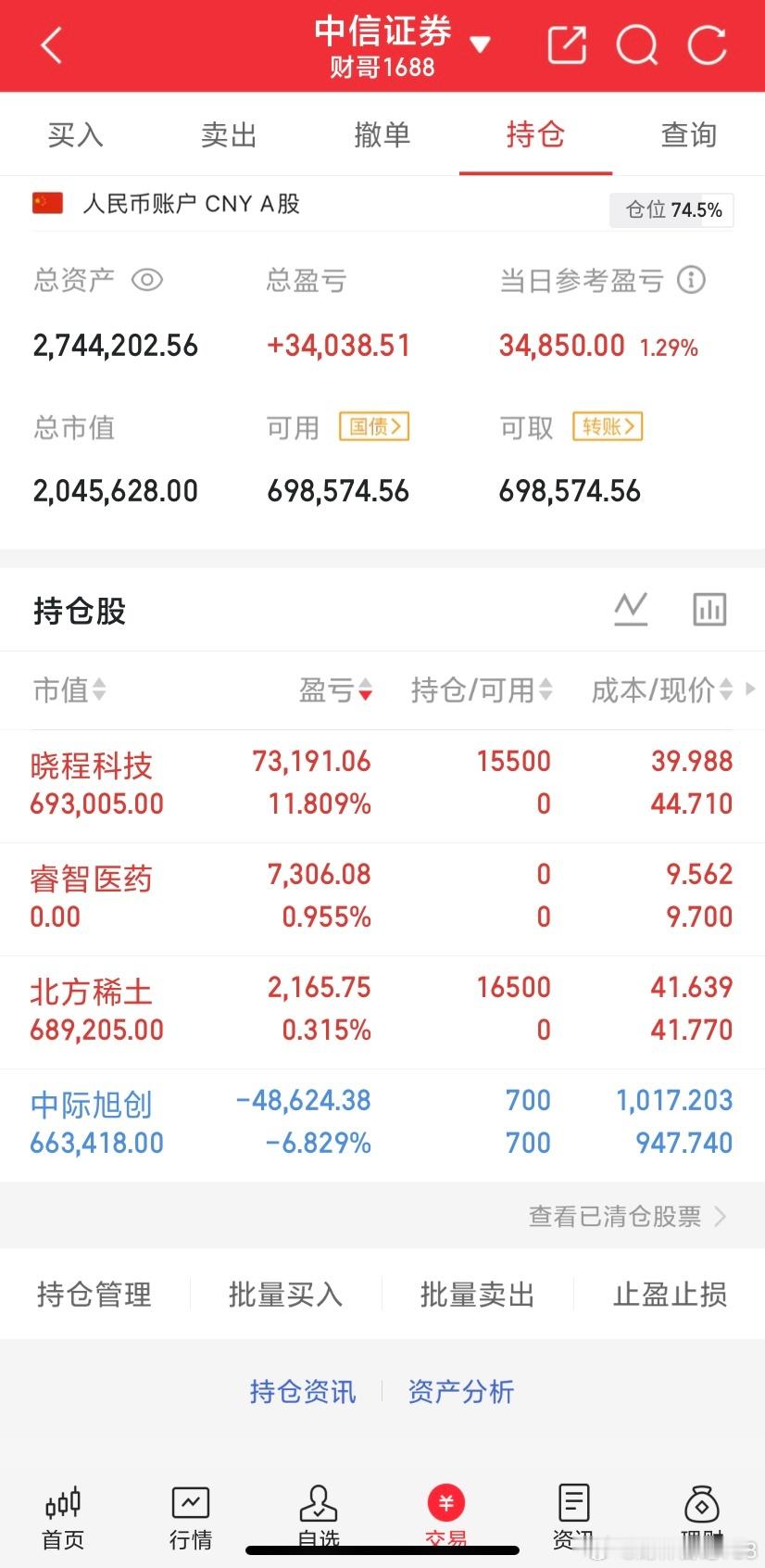 早盘操作继续保持状态 