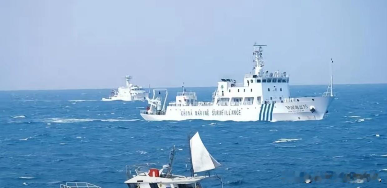 我国8月6日刚宣布台湾海峡南口北上船舶实施交通管制，而8月7日，日本海保"浦户"