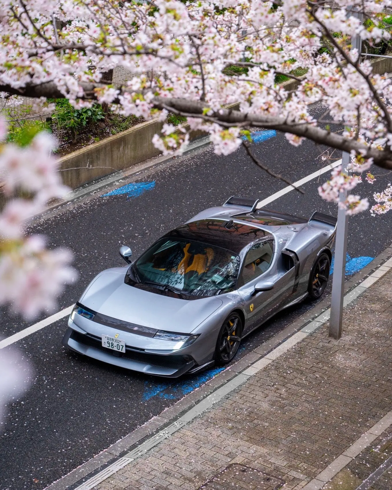 樱花配法拉利849