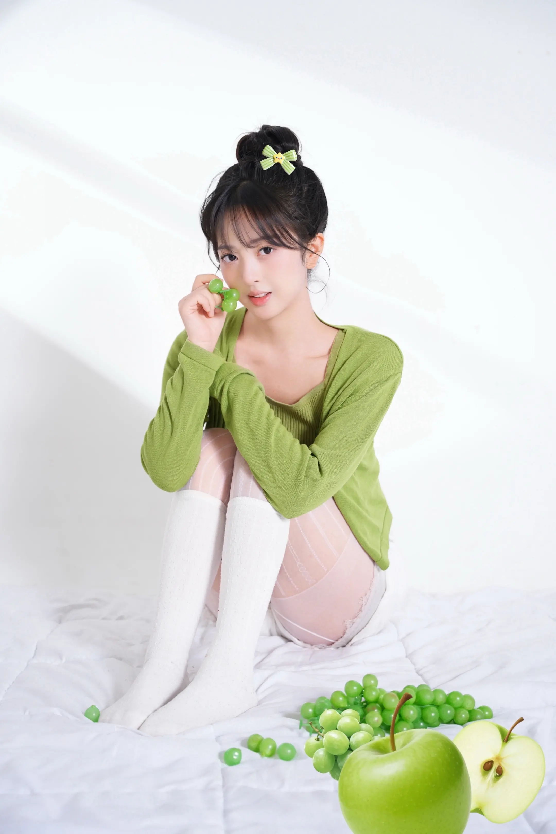 ⊹ 🍏 ⋆˚青リンゴ味の夏· ⊹˚🍀。🍏