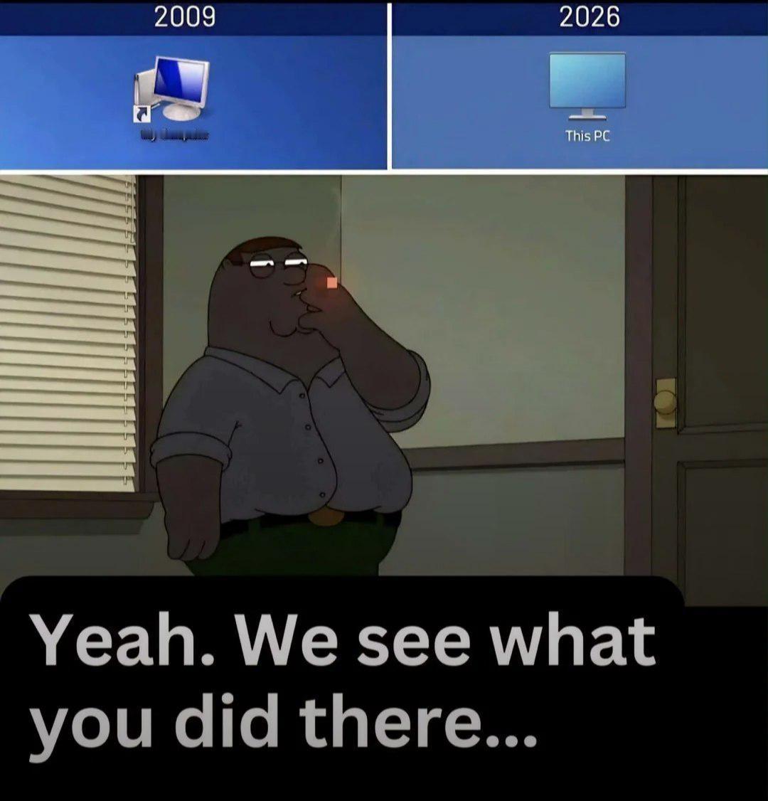 Windows 10 把‘我的电脑’图标改成了‘此电脑’，这是为了区分本地文件和