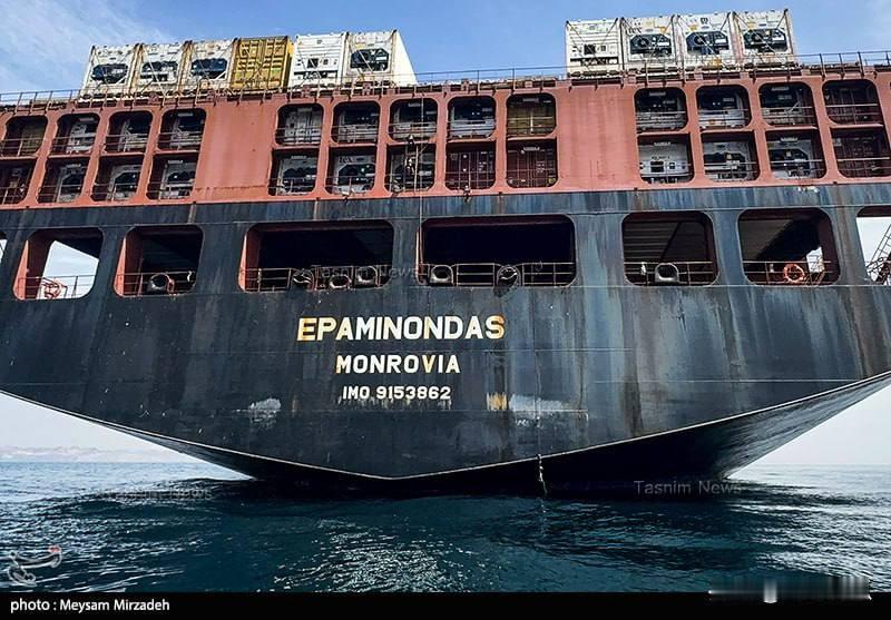 伊朗伊斯兰革命卫队宣布在霍尔木兹海峡扣押以色列所有的巨型集装箱船‘MSC FRA