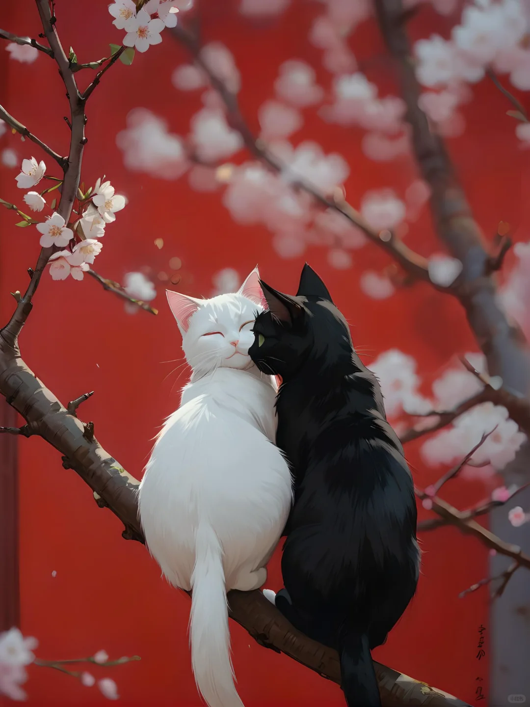 猫咪的登记照（画），是不是好配啊？！