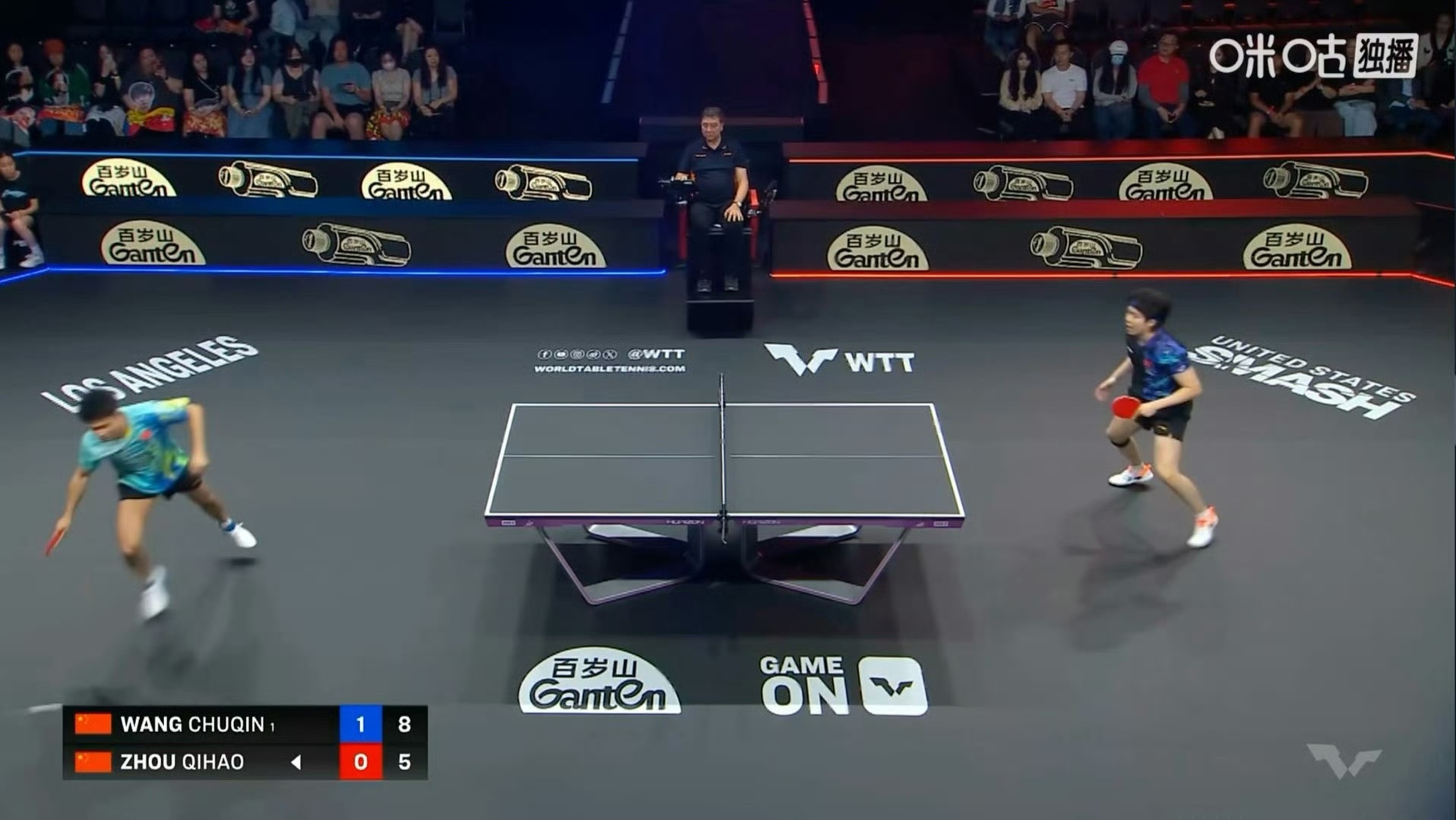 王楚钦首轮对阵周启豪王楚钦首轮遭遇国乒内战 王楚钦“啊”的一声，响彻赛场。。 