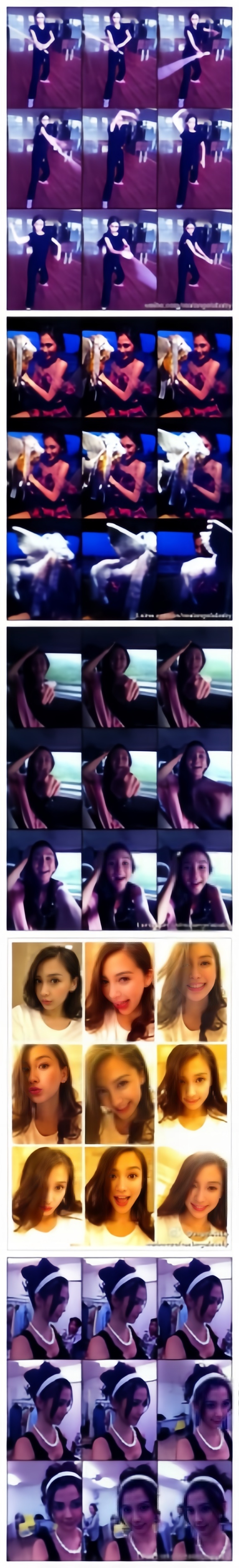 Angelababy姐姐早期用过的头像好萌好萌! ​​​