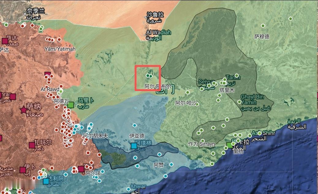 沙特阿拉伯支持的也门“瓦坦第一师”师长阿里·沙姆西在哈德拉毛省西北部的阿布尔地区