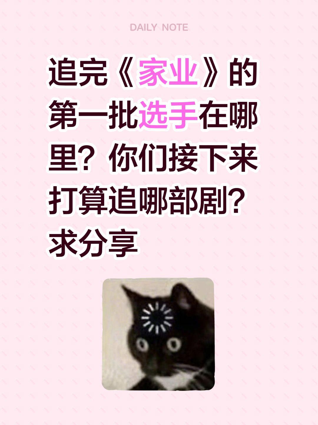 追完《家业》的第一批选手在哪里？你们接下来打算追哪部剧？求分享杨紫 家业 李祯 