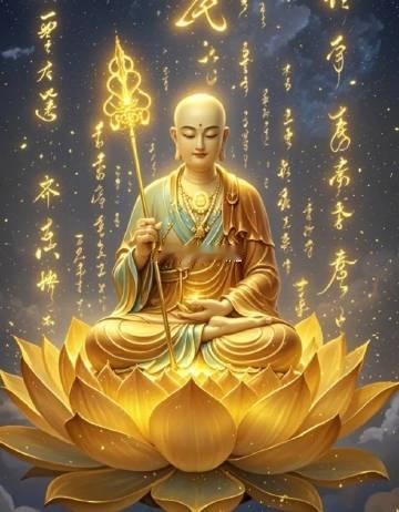 一心顶礼地藏菩萨，引生一切功德，救度苦难众生 ​​​