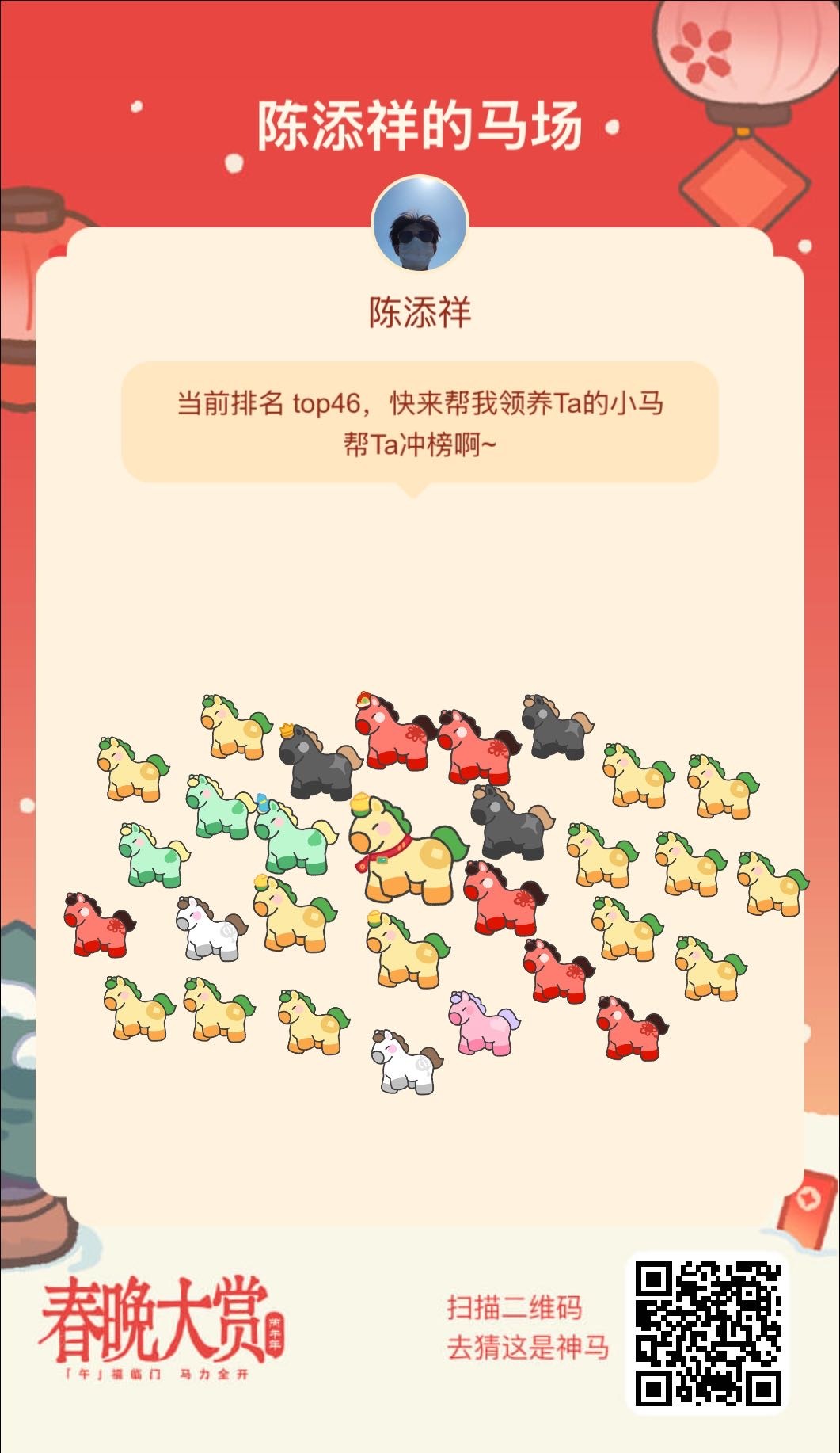 陈添祥  安利陈添祥 一起养马咯～