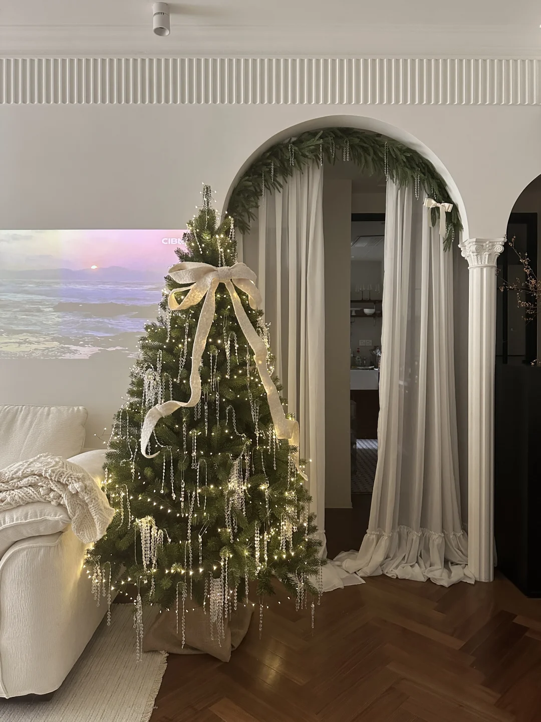 圣诞树给的…冬日氛围感小家🧺
