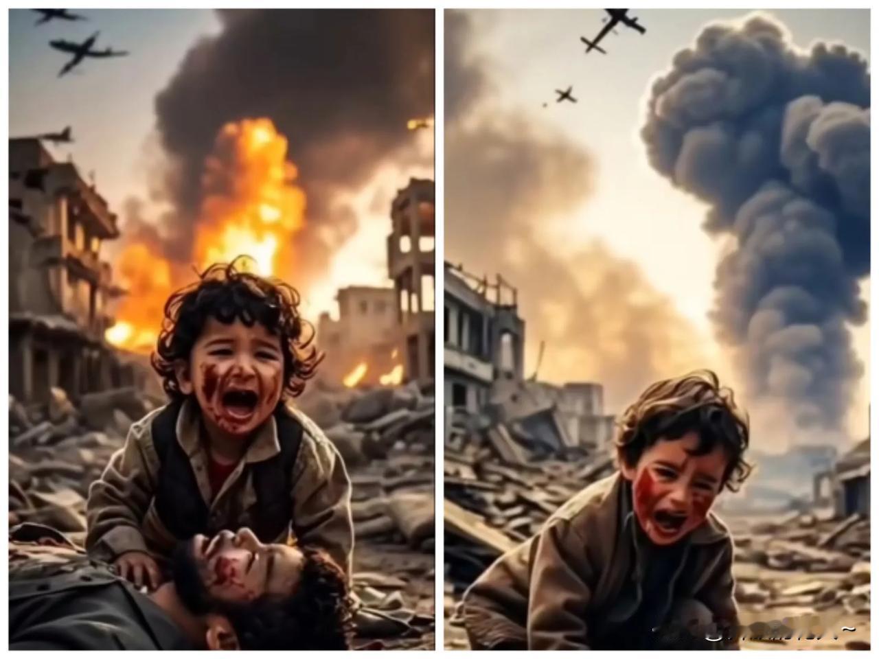 这三组让人心碎悲痛画面，是战地记者冒死在战区地带拍下的照片，迅速在网络上引起热议