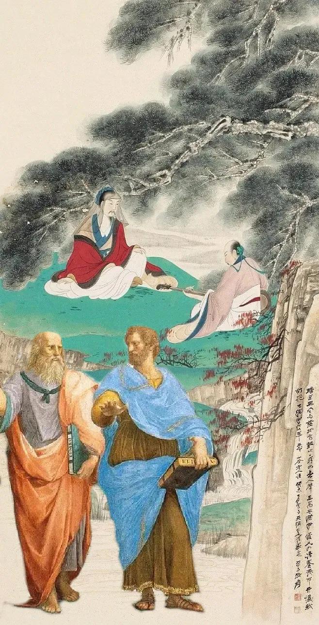 我们总是说东西方文化截然不同，但其实从哲学角度讲，越是接近巅峰的学说就越是接近，