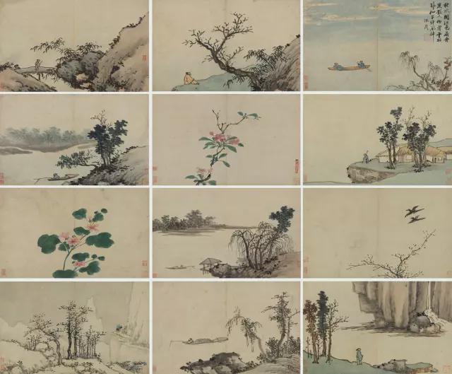 【随手涂鸦成国宝｜沈周《随兴册页》，闲笔写尽半生隐逸】

明代沈周一生隐于吴门，