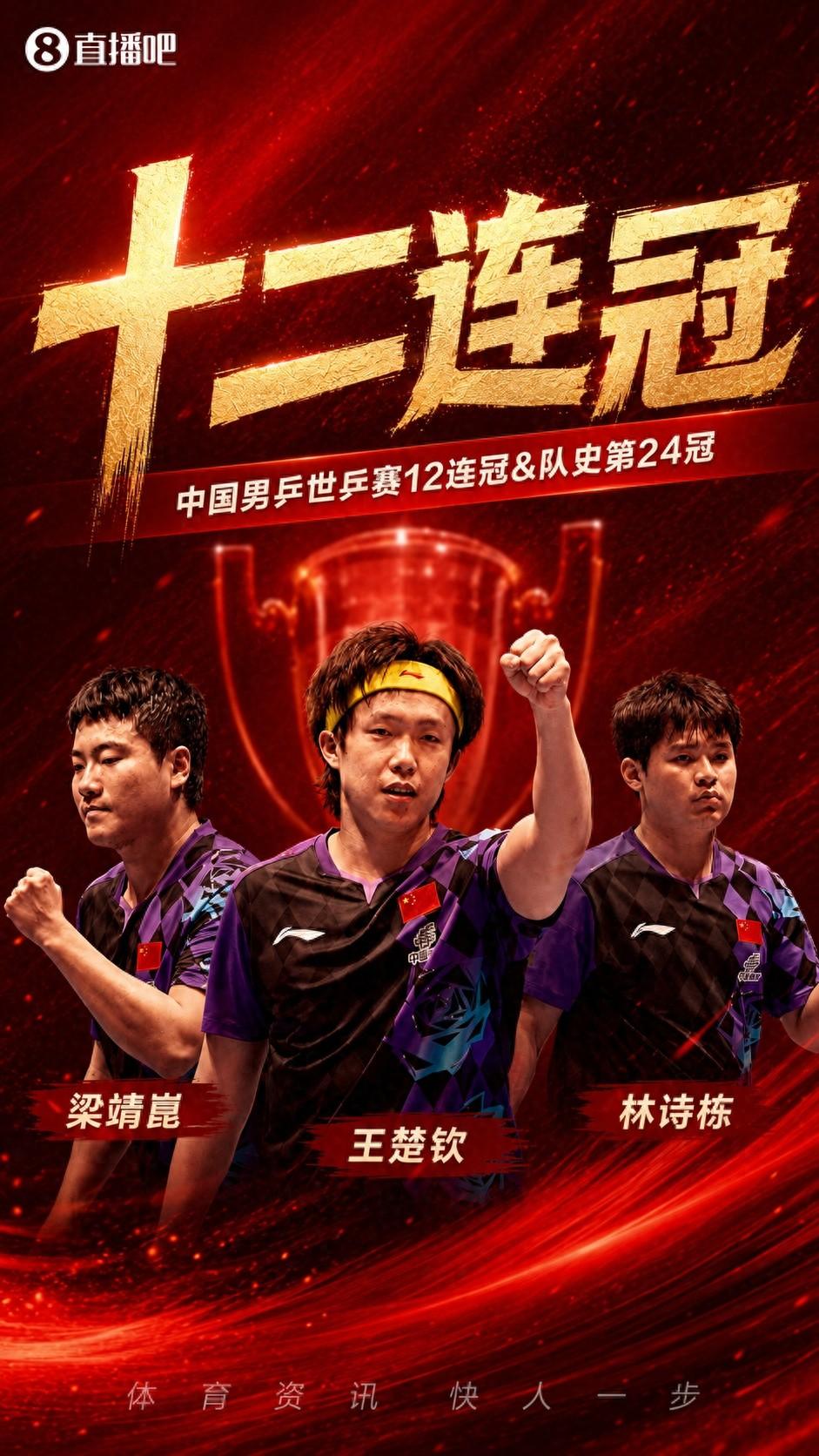 随着中国乒乓球在英国伦敦举办的世乒赛团体赛中强势双双夺冠，说明了中国乒乓球依然是